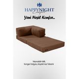 Happy Night Sofya Küçük Köşe | Aktivite Koltuğu | Oyun Koltuğu | Sünger Koltuk | Sinema Koltuğu. 180X180 cm - Bej