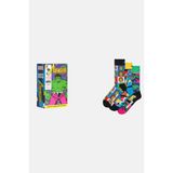 Happy Socks - Erkek Çok Renkli Marvel Avengers Figürlü 3\'lü Çorap Seti - 41 - 46