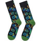 Happy Socks Erkek Siyah Desenli Pamuklu Çorap P003208 - 41 - 46