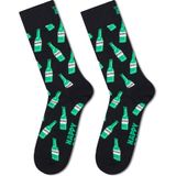 Happy Socks Erkek Siyah Desenli Pamuklu Çorap P004500 - 41 - 46