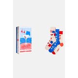 Happy Socks - Kadın Çok Renkli Eğlenceli Desenli 3\'lü Çorap Hediye Seti - 36 - 40