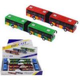 Happy Toys Çek Bırak Körüklü Metal Otobüs Renkli Oyuncak Araba 3+ Yaş İçin Eğlenceli Model