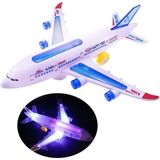 Happy Toys Hareketli Pilli Işıklı Aırbus Uçak Renkli 30 cm Çocuklar İçin Eğlenceli Oyuncak