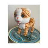 Happy Toys Müzikli yürüyen ses tekrarı yapan dokununca miyavlayan sese duyarlı büyük boy kumandalı kedi oyuncak