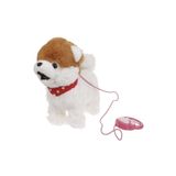 Happy Toys Sese Duyarlı Dokununca havlayan Yürüyen Tasmalı sevimli Köpek Dogumgünü Hediye Çocuk