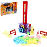 Happy Toys Torutoys Pilli Domino Yerleştiren Dizen Oyuncak Tren - Kırmızı