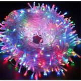 Happy Trend 10 Metre Fişli Rgb LED Işık Noel Yılbaşı Ağacı Işığı LED Ampül Çam Ağacı Balkon Merdiven Salon Yada Oda Süslemelerinde Kullanıma Uygun 220V Prizden Enerjisini Alır