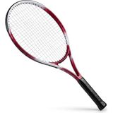 Happy Trend 38 cm Gövde 11 cm Sap 300 gr Ağırlık Düşük Sarsılma Teknolojisi Grip Bandı ve Taşıma Çantası ile Birlikte Tennis Racket - Beyaz
