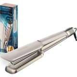 Happy Trend Air Lisse Sıcak Hava Düzleştirici, 600 W, Seramik Kaplama, Iyon Teknolojisi, Keratin ve Argan Yağı, 3 Mod ve Bldc Motor, Tüm Saç Tipleri Için, 3 Sıcaklık ve 3 Hız Kademesi - Şampanya