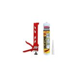 Happy Trend Amaçlı Soudal Şeffaf Silikon 280 ml ve Plastik Silikon Tabancası