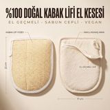 Happy Trend Anatolia Soap 1978 Kabak Vücüt El Geçmeli Doğal Lifler Peeling Temizleyici Arındırıcı. 1 Adet. - Sarı