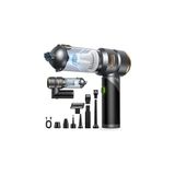Happy Trend Araç Süpürgesi, El Süpürgesi, Kablosuz, 16000 Pa, Fırçasız Motor, 6000 Mah, Type-C, 9 Başlıklı, Katlanır Saplı, Güçlü Çekim Gücü, Premium Kaliteli