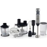 Happy Trend Ariete Multiprep El Blender Seti 7'si 1 Arada 0898/11 - Çok Fonksiyonlu Blender, 7 In 1, 1000 Watt, Paslanmaz 4 Bıçak, Turbo, 2 Lt Hazne, Rendeleme, Dilimleme, 700 ml Sürahi, Buz Kırma