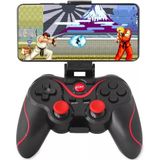Happy Trend Bluetooth Joystick Telefon Tutuculu Oyun Kolu Kablosuz Şarjlı Ios ve Android Uyumlu ve Pc ile Uyumlu Oyun Kontrolü Telefon Standlı Tam Kontrol Sağlar Gamepad X3