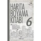 Happy Trend Boyama Kitabı 6: 30 Tematik Dünya Haritası-Renkleri Kullan-Haritalar Anlam Kazansın