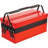 Happy Trend Çelik Gövdeli Profesyonel 5 Göz Metal Takım Çantası 51CM Büyükboy 51X20X21 Endüstriyel Metal Çanta - Standart