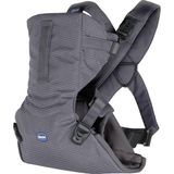 Happy Trend Chicco Easyfit Ergonomik Bebek Taşıma Çantası, Doğumdan Itibaren 9 Kg'a Kadar Bebekler ve Çocuklar Için, Kolay ve Sezgisel, Anneye ve Yola Doğru, Baş ve Boyun Desteği - Gri