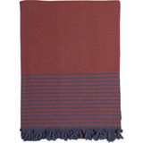 Happy Trend Çift Kişilik Yatak Örtüsü ve Pike |%100 Pamuklu Ince Hafif Yazlık Battaniye | Boho Dekoratif Koltuk Örtüsü | Çok Amaçlı Çeyizlik Günlük Kullanım (Kiremit, 200X250 cm Çift Kişilik Pike)