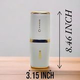 Happy Trend Diş Fırçası ve Diş Macunu Tutucu Organizatör Kutusu - Diş Macunu Saklama Kutusu ile Seyahat Diş Kiti Tutucu - Banyo Vanity, Lavabo, Makyaj Fırçaları, Jilet (Beyaz) Için Ideal