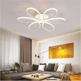 Happy Trend Fer Avize Papatya Modern Tasarım Yatak Odası - Salon - Mutfak Beyaz Renk Gün Işığı ve Beyaz LED Avize