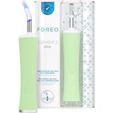 Happy Trend Foreo Espada 2 Plus Hassas Hedefleme LED Işık Terapisi - Leke Tedavisi Için Cilt Bakım Cihazı - Fda Temizlendi - Tıbbi Sınıf Silikon - Yüz Için Yara ve Leke Tedavisi - Şeffaf Cilt - Siyah
