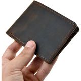 Happy Trend Gerçek Deri 7 Bölmeli Cüzdan, Hakiki Deri Klasik Unisex Cüzdan, Erkek Cüzdan, Kadın Cüzdan, Minimal Yatay Cüzdan, Şık Para ve Kartlık, Hediyelik Ürün (Taba)