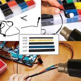 Happy Trend Home 164 Adet Shrink Boru Makaron Seti, Isı ile Daralan Kablo Koruma Seti, Çeşitli Boyutlarda, Elektrik ve Elektronik Tamirler Için Ideal, Dayanıklı Yalıtım - Çok Renkli - Standart