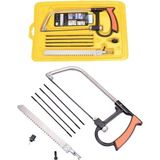 Happy Trend Home 7 Parça Çok Amaçlı Kıl Testere Seti – Metal, Ahşap, Pvc ve Plastik Kesim Için Mini El Testere Seti, Çelik Bıçaklı Çok Fonksiyonlu Testere Takımı - Standart