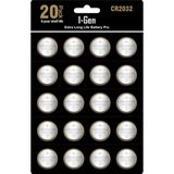 Happy Trend I-Gen CR2032 Pil Tartı, Baskül, Şeker Ölçüm Cihazı Pili Lityum Düğme Pil 3V 2032 (20 Adet CR2032 Pil)