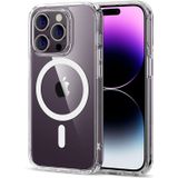 Happy Trend iPhone 15 Pro için Magsafe Özellikli Çok Şık Şeffaf Kılıf Kablosuz Şarj özellikli