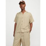 Happy Trend Jack & Jones Jprccaaron Tencel Resort Shırt S/s Sn Gömlek Erkek - Standart - Sarı