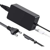 Happy Trend Kablosu Yüzey Pro Şarj 44 W 15 V 2.58A Güç Kaynağı Adaptörü Microsoft Surface Pro 4/5/6 Model 1800 1963 1735 Yüzey Dizüstü Yüzey Kitap Yüzey 5 V 1A USB Bağlantı Noktası ve 1.8m Kablo ile Git - Çok Renkli