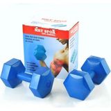 Happy Trend kg Dambıl Ağırlık Seti Içi Demir Tozu Yüzde 40 Küçük Hacim 8x2 - 40 kg - Mavi