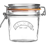 Happy Trend Kilner Kavanoz, Yuvarlak Clip Top Cam, Cam, Şeffaf, 0.35 Litre