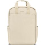 Happy Trend Mack MCE-1524 Nova Eco Çevre Dostu Laptop Sırt Çantası 15.6 Inç, Ykk Fermuarlı Bilgisayar Sırt Çantası, Kadın ve Erkek Günlük Sırt Çantası, Okul ve Iş Sırt Çantası, Latte - Standart - Sarı