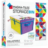Happy Trend Magna-Tiles Saklama Kutusu ve Interaktif Oyun Matı, Oyun Odası, Dolap, Yatak Odası, Ev Organizasyonu ve Sınıf Için Kulplu Katlanabilir Saklama Kutusu, 12,5 x 11 x 8 - Kırmızı