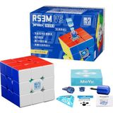 Happy Trend Manyetik Küp 3x3 Çift Ayarlama, Speedcubing Için Profesyonel Stickerless Küpü - Hayranlar Için Hediye - Sarı