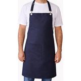 Happy Trend Mutfak Önlüğü,cepli Ayarlanabilir Askılı Belden Bağlamalı/unisex/kadın/erkek/aşçı/barista/garson/restoran/cafe ve Ev Kullanımı Için Ideal -Su Itici Dayanıklı KUMAŞ,70X80 cm - Siyah