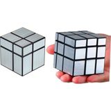 Happy Trend Paket 2x2 Ayna Siyah Gövde Gümüş ve Mofangge 3x3 Ayna Blokları Gümüş Sihirli Küp Yapboz