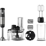 Happy Trend Philips 5000 Serisi El Blender - Speedtrigger Kontrolü, 1200W Motor, Paslanmaz Çelik Bıçaklar, Bebek Maması Hazır, Mikser ve Gıda Işlemci Aksesuarları (HR2695/01) - Siyah