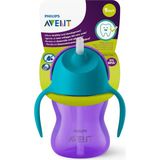 Happy Trend Philips Avent 7200858, Desenli Pipetli Bardak, 200 Ml, Çok Renkli
