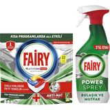 Happy Trend Platinum Plus 22 Yıkama Bulaşık Makinesi Kapsülü Fairy Power Sprey 3'ü 1 Arada Bulaşık ve Mutfak 500 ml - Standart - Çok Renkli