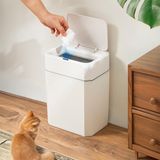Happy Trend Porsima 4147 Hareket Sensörlü Sessiz Kapatma Çöp Kutusu Banyo Mutfak Çöp Kovası Kapaklı Banyo Çöp Kovası - Çok Renkli - Standart