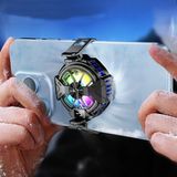 Happy Trend Profesyonel Kablolu Yarı Iletken Şok Buzlama iPhone Uyumlu Fan Gamer Oyuncu Radyatör Şok Soğutma Fanı Yeni Nesil Altı Çekirdek Teknoloji Telefon Soğutma Fanı (ZR-P60)