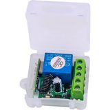 Happy Trend Röle Alıcısı, 12 V Dc 1 Ch Uzaktan Kumanda Anahtarı, Kablosuz, Evrensel, 433 Mhz Düğme Modülü, Verici, Dıy Kiti