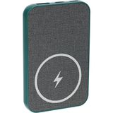 Happy Trend S-Link P50 5000MAH Prm PD22.5W+QC3.0 Magsafe 15W Kablosuz Standlı Yeşil Taşınabilir Pil Şarj Cihazı Powerbank