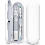 Happy Trend Şarjlı Diş Fırçası Için Saklama Kabı - Sadece Oral-B Pro 1, Vitality Pro, Vitality ve Starter Pack Serisine Özel Diş Fırçası Seyahat Kutusu (Gri)