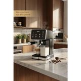 Happy Trend SCM‑2995 Pro Kapsüllü & Toz Kahve Espresso Makinesi – 20 Bar Basınç, Süt Haznesi, Dokunmatik - Siyah