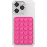 Happy Trend Silikon Vantuzlu Telefon Tutucu, Ahtapot Vakumlu Tasarım, Telefon Arkası Kılıf Tutucu, Araç ve Masa Üstü Kullanım, Tüm Cep Telefonu Modellerine Uygun (Açık Pembe)
