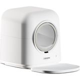 Happy Trend Smart Akıllı Otomatik Kedi Tuvaleti Mobil App ile Uzaktan Kontrol Uv Sterilizasyon ve Sensörlü Kum Kabı (Çıkarılabilir Kum Paspası+4 Adet Koku Tableti+40 Adet Çöp Poşeti Hediyeli) X8620